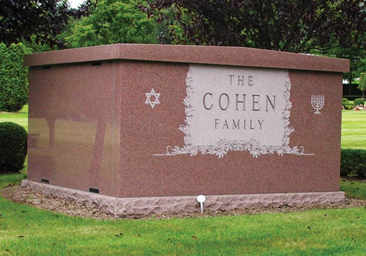 Estate Memorial - Cohen Family - A Friedman And Sons - Jewish Memorials