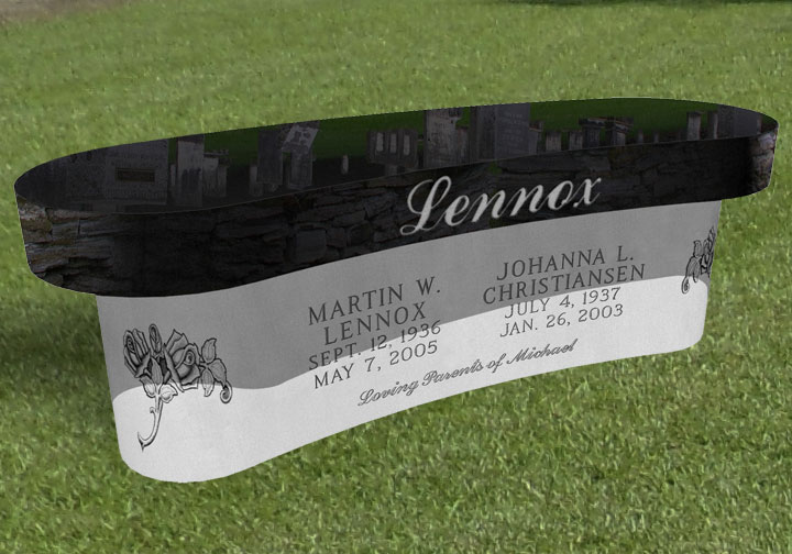 Memorial Bench - A Friedman And Sons - Jewish Memorials